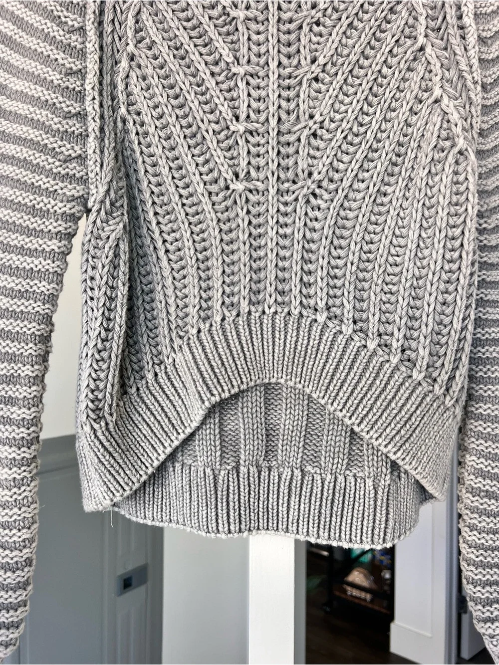 Free People Sweetheart Mock Neck Sweater In Tungsten Size XS